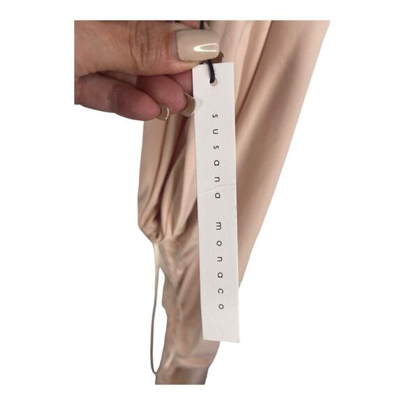 Susana Monaco Asymmetrical Mini Dress One Shoulder Ruched Party Hoco Summer S - Picture 12 of 12